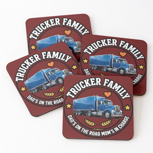Item preview, Trucker Family Dad On The Road Mom In Charge kierowca tira rodzina designed and sold by WarriorVision.