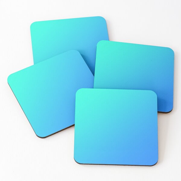 Item preview, Abstract Bright Teal Ombre Aesthetic designed and sold by FoxPix.