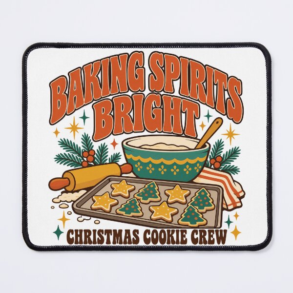 Item preview, Christmas Baking Gift - Baking Spirits Bright designed and sold by RedRubyBubble.