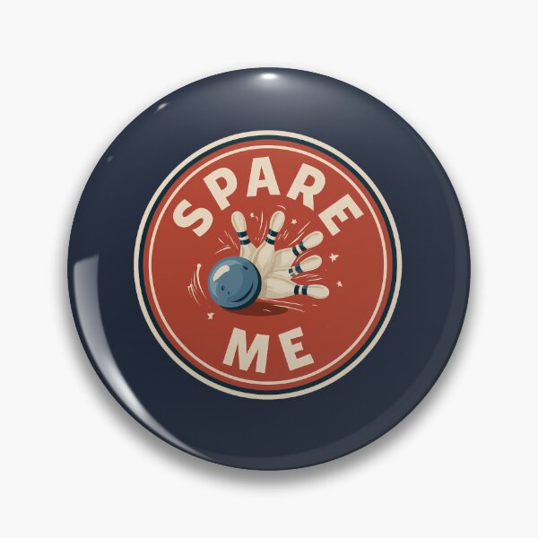 Item preview, Spare Me Retro Bowling Emblem Funny Bowler Design designed and sold by peterdesigns.
