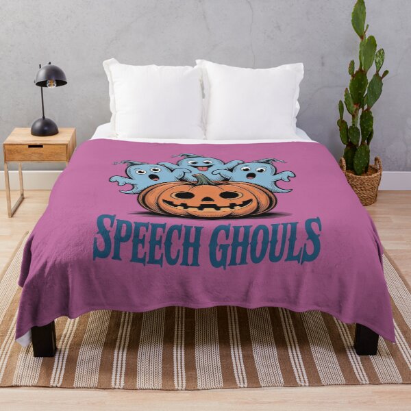 Item preview, Speech Ghouls Ghost Halloween Therapy designed and sold by Endless7Art.