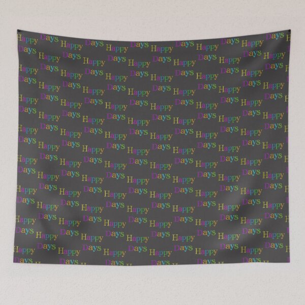 Item preview, Happy Days Vintage Inspired Positive Vibes Design for Everyday Joy designed and sold by ChahidSALIM.