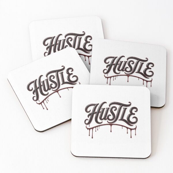 Item preview, HUSTLE Drip Lettering Streetwear Design designed and sold by EspadaShopES.
