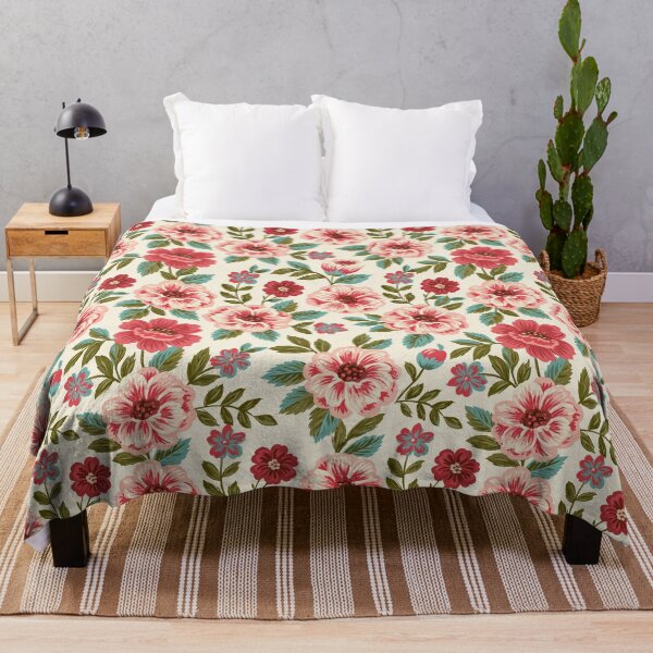 Item preview, Romantic Pink Garden Peonies on Cream Wallpaper designed and sold by Piotrek0001.