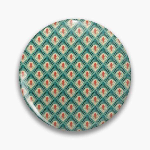 Item preview, Teal Geometric Diamond Trellis Floral Pattern designed and sold by Piotrek0001.