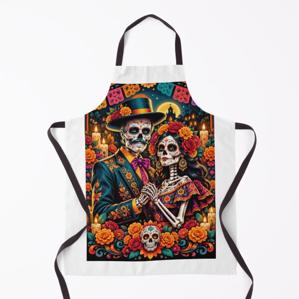 Item preview, Amantes de los esqueletos – Los Novios 05 Día de Muertos Art designed and sold by matteflor.