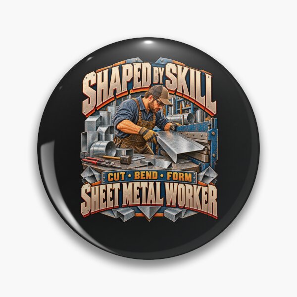 Item preview, Vintage Sheet Metal Worker Fabrication designed and sold by AdicretorDesign.