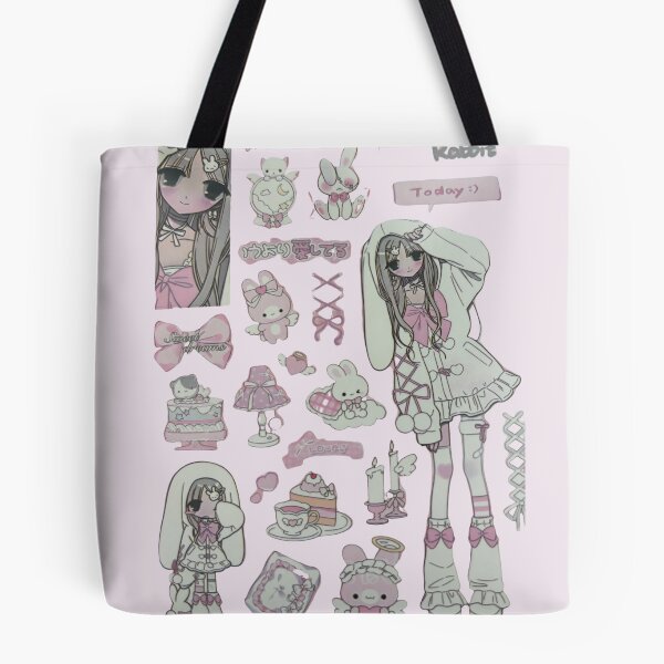 Item preview, Kawaii Pastel Pink Y2K Anime Bunny Girl Aesthetic designed and sold by DanisPixieArt.