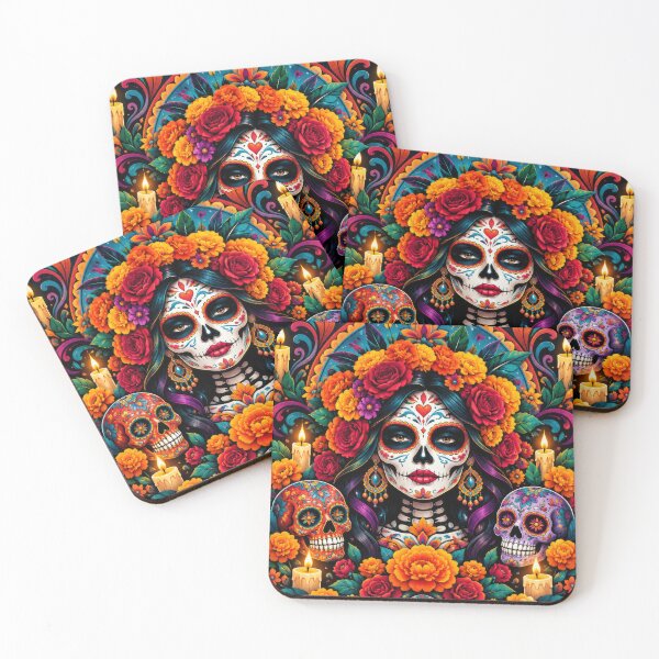Item preview, Catrina Portrait – La Catrina 06 Día de Muertos Art designed and sold by matteflor.