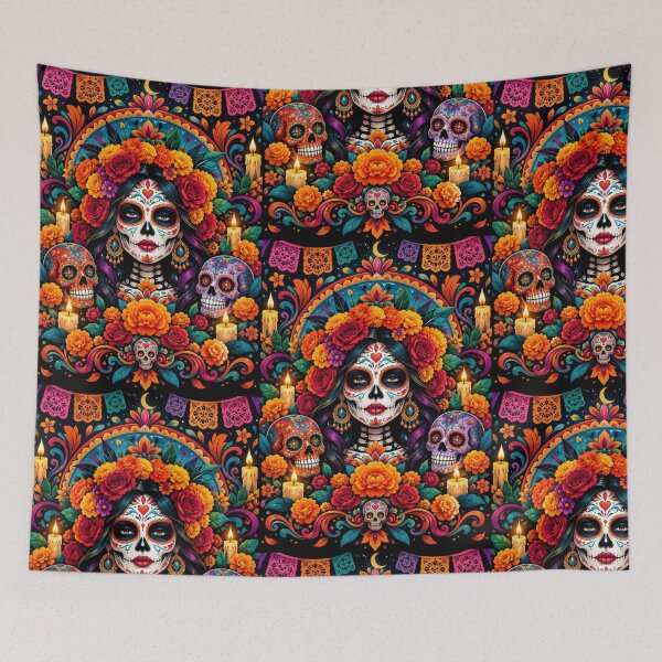 Item preview, Catrina Portrait – La Catrina 06 Día de Muertos Art designed and sold by matteflor.
