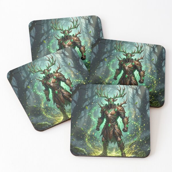 Item preview, Mystic Forest Guardian – Enchanted Deer Warrior Fantasy Art designed and sold by FORYOUOFFICIAL.