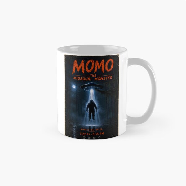 Item preview, MOMO: The Missouri Monster Movie Poster – UFO Cryptid Horror designed and sold by Rock Ape Studios.