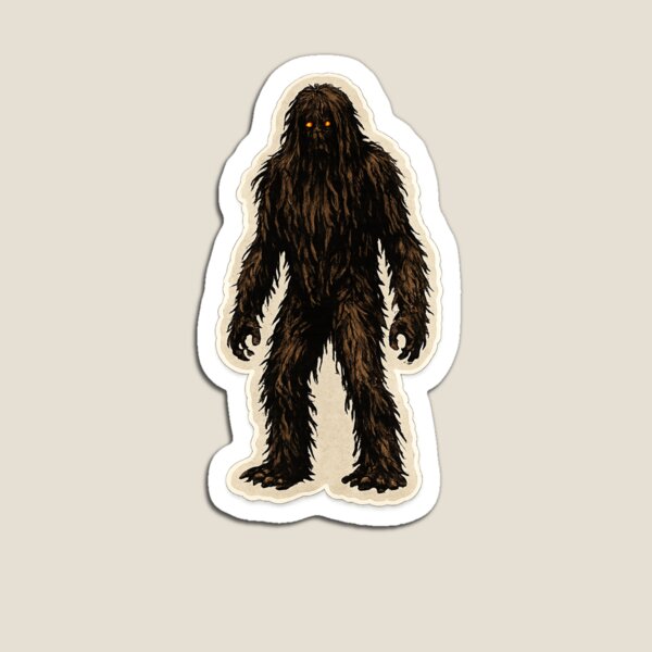 Artikelvorschau, MOMO: Das Missouri-Monster – Illustration eines kryptiden Wesens entworfen und verkauft von Rock Ape Studios.