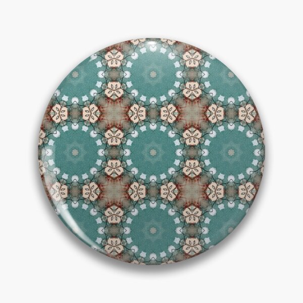 Item preview, Deep Teal Terracotta Blush White Stitched Octagonal Quatrefoil Tile Mosaic - Duvet Cover designed and sold by ArithraStudio.
