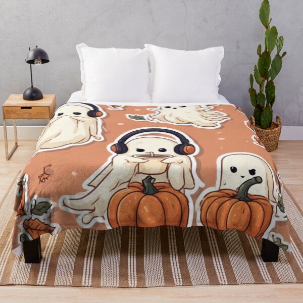 Item preview, Cute Cozy Ghosts Pack Lo-Fi Autumn Vibes designed and sold by AWADHESH CHAURASIA.