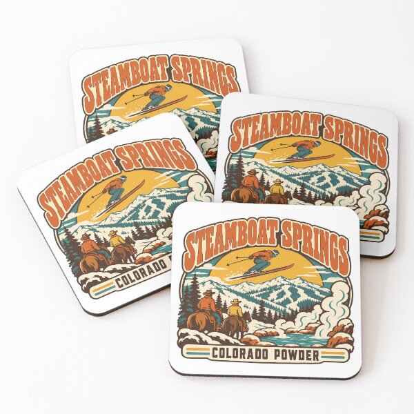 Item preview, Steamboat Springs Gift - Colorado Powder designed and sold by RedRubyBubble.
