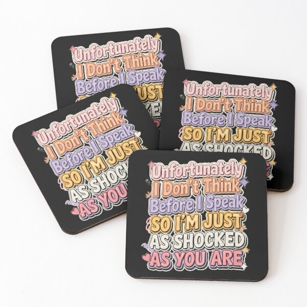 Item preview, Unfortunately I Don't Think Before I Speak Sarcastic Humor designed and sold by Redgiant87x.