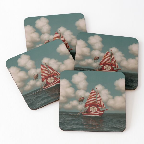Item preview, Surreal Telephone Boat Sailing in the Clouds designed and sold by Lunat1kk.