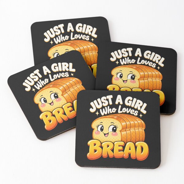 Item preview, Just a Girl Who Loves Bread – Funny Bread Lover, Foodie and Carbohydrate Humor designed and sold by Trendably.