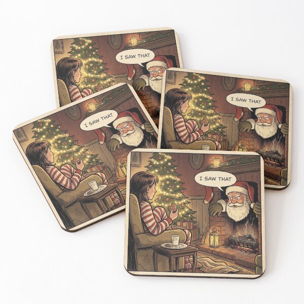 Item preview, I Saw That Santa Caught Kid Eating Cookies  designed and sold by LOL-N-LIFESTYLE.