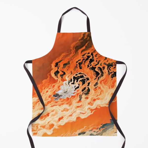 Item preview, Blazing Fiery Wave Abstract Art designed and sold by Lunat1kk.