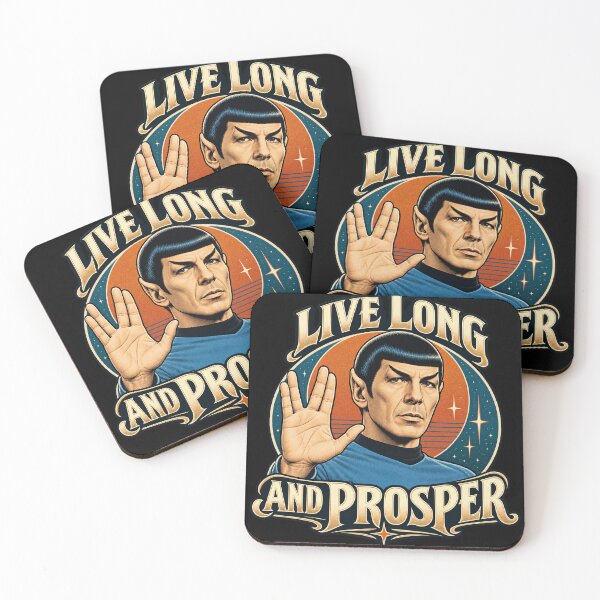 Item preview, Retro Spock Live Long and Prosper designed and sold by Kate1art.