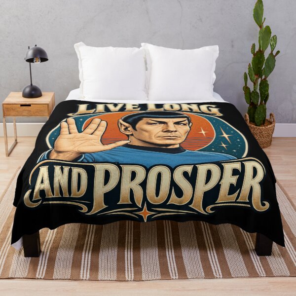Item preview, Retro Spock Live Long and Prosper designed and sold by Kate1art.