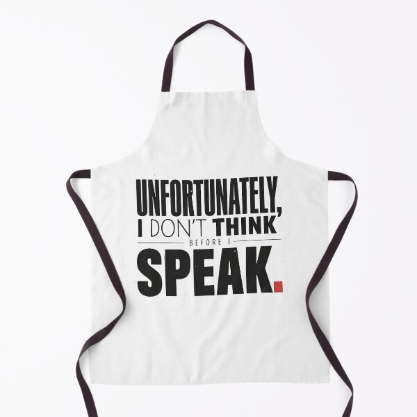 Item preview, Unfortunately I Don't Think Before I Speak Social Humor designed and sold by Redgiant87x.