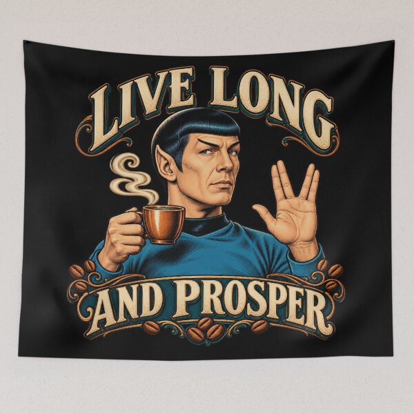 Item preview, Spock Coffee Live Long and Prosper designed and sold by Kate1art.
