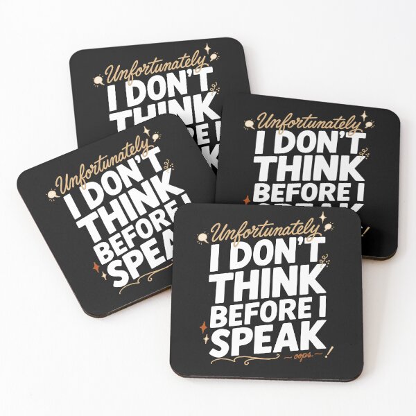 Item preview, Unfortunately I Don't Think Before I Speak Honest Humor designed and sold by Redgiant87x.
