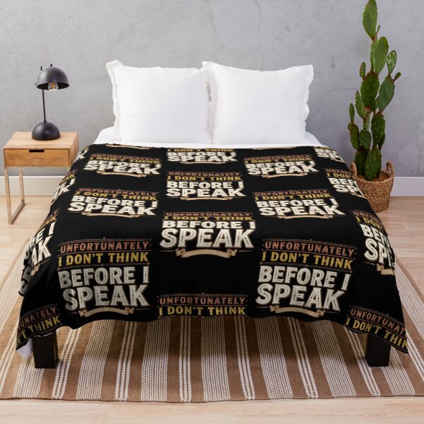 Item preview, Unfortunately I Don't Think Before I Speak Blunt Humor designed and sold by Redgiant87x.