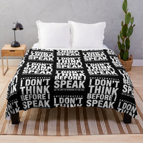 Item preview, Unfortunately I Don't Think Before I Speak Introvert Humor designed and sold by Redgiant87x.