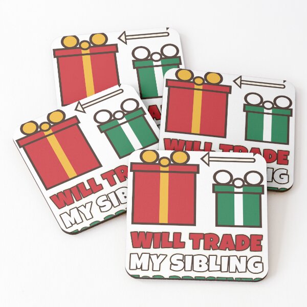 Item preview, Will Trade My Sibling For Presents Funny Christmas Kids Sibling designed and sold by Bornprints.