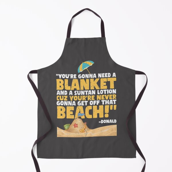 Item preview, Funny Beach Quote Design Featuring Blanket and Suntan Lotion Humor designed and sold by Claudisasha.