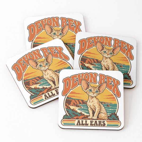 Item preview, Devon Rex Gift - All Ears designed and sold by RedRubyBubble.