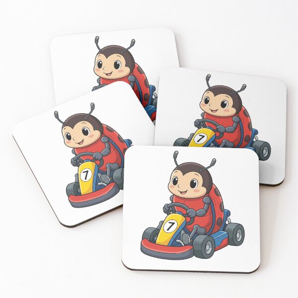 Item preview, Marie Marie the Cute Ladybug Race Car Driver designed and sold by biranja.