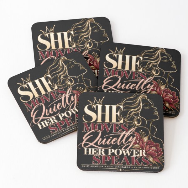Item preview, Quiet Ambition – She Moves Quietly Her Power Speaks | Feminine Strength & Quiet Confidence designed and sold by JanuszJarowicz.