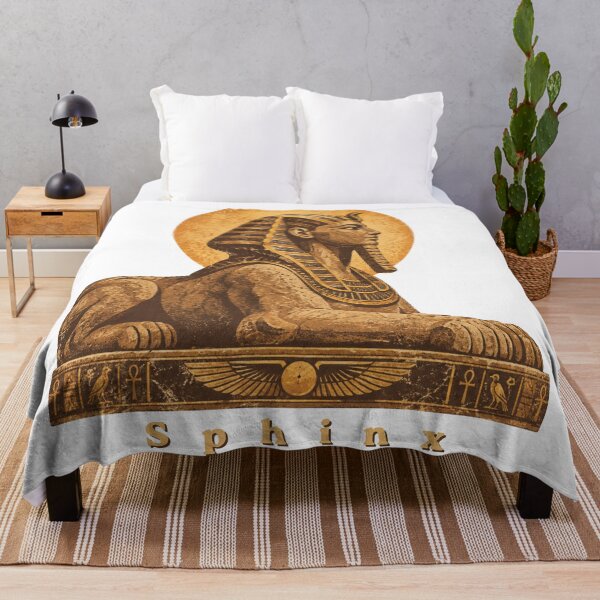 Item preview, Ancient Egyptian Sphinx - Pharaonic Heritage Art from Egypt designed and sold by Sergeant Egypt.