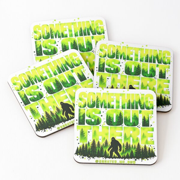 Item preview, Something Is Out There – Bigfoot in the Pine Forest, Squatch Me Now designed and sold by Rock Ape Studios.