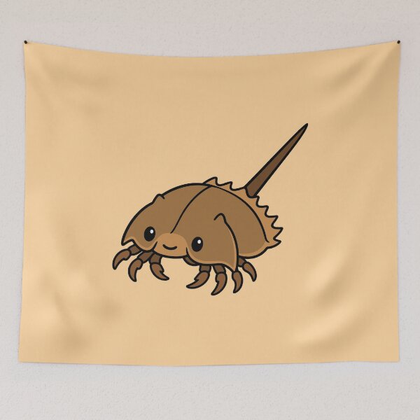 Item preview, Cute Cartoon Horseshoe Crab designed and sold by WildlifeDoodle.