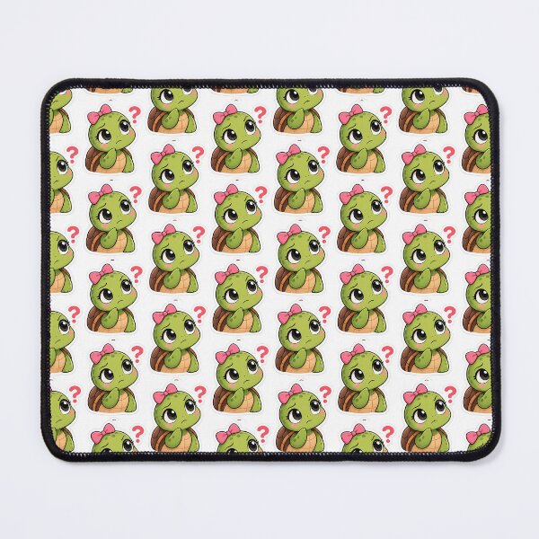 Item preview, Confused Baby Turtle with Question Mark designed and sold by Miss Robot Shop.