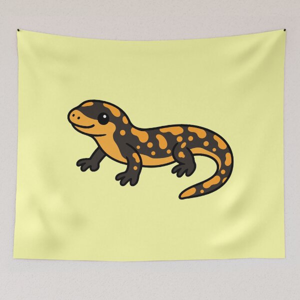Item preview, Cute Cartoon Salamander designed and sold by WildlifeDoodle.
