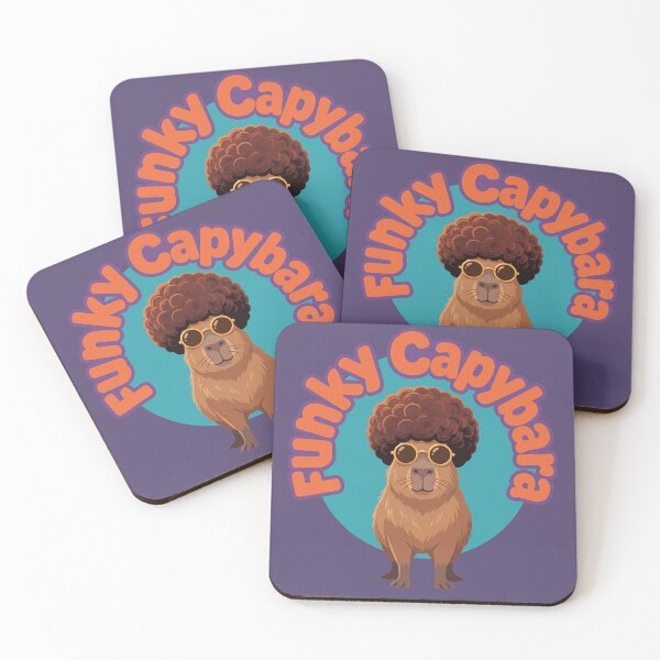 Item preview, funky capybara designed and sold by rtechcl.