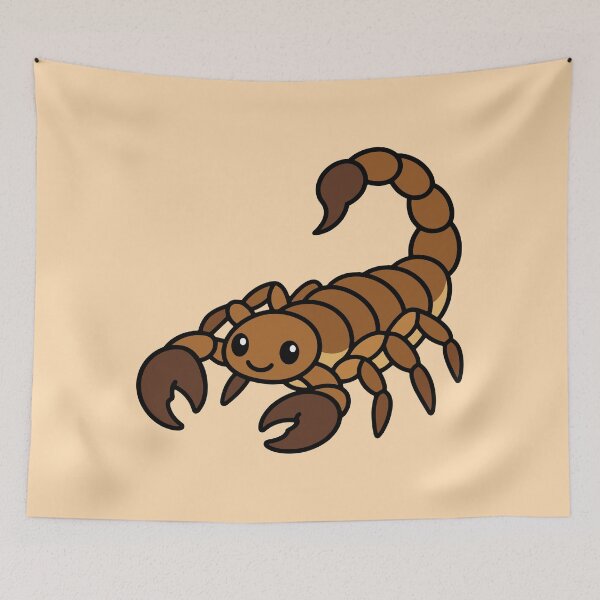 Item preview, Cute Cartoon Scorpion designed and sold by WildlifeDoodle.