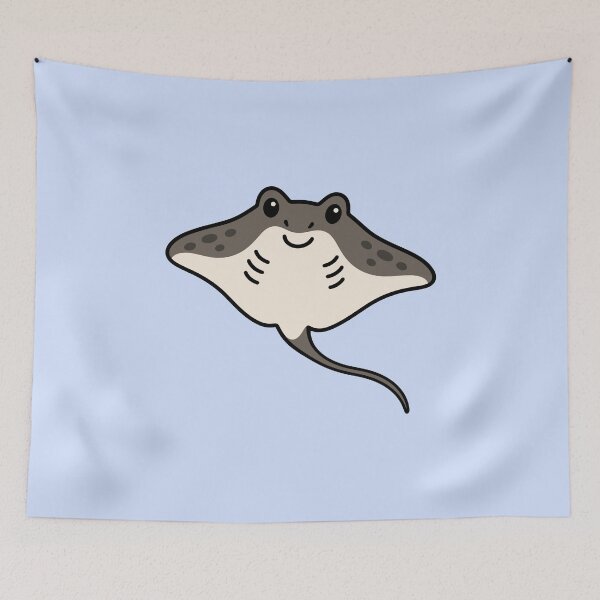 Item preview, Cute Cartoon Stingray designed and sold by WildlifeDoodle.