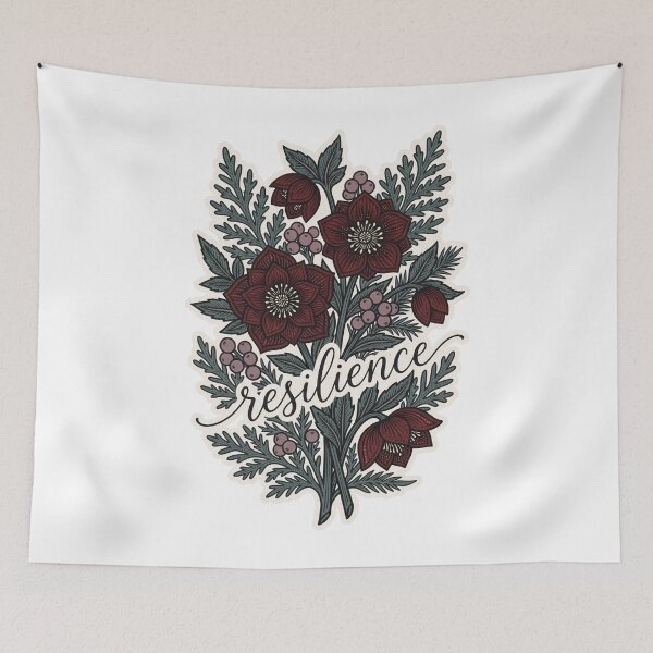 Item preview, Winter Bloom & Resilience designed and sold by Mora Atelier Designs.