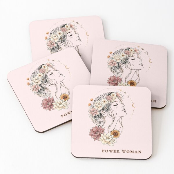 Item preview, Power Woman – Floral Woman, Strength & Self-Love designed and sold by TerraStyleTina.