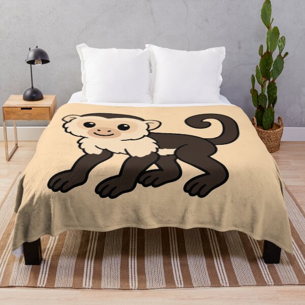 Item preview, Cute Cartoon Capuchin Monkey designed and sold by WildlifeDoodle.