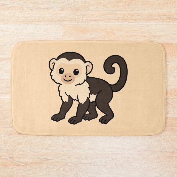 Item preview, Cute Cartoon Capuchin Monkey designed and sold by WildlifeDoodle.