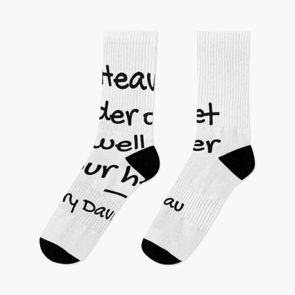 Item preview, Heaven Is Under Our Feet - Henry David Thoreau Quote designed and sold by 4ever-Undaunted.